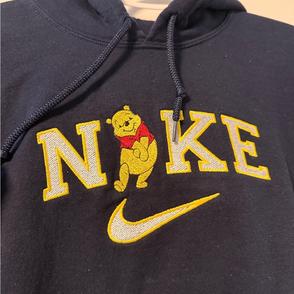 Navy Hoodie with Winnie the Pooh